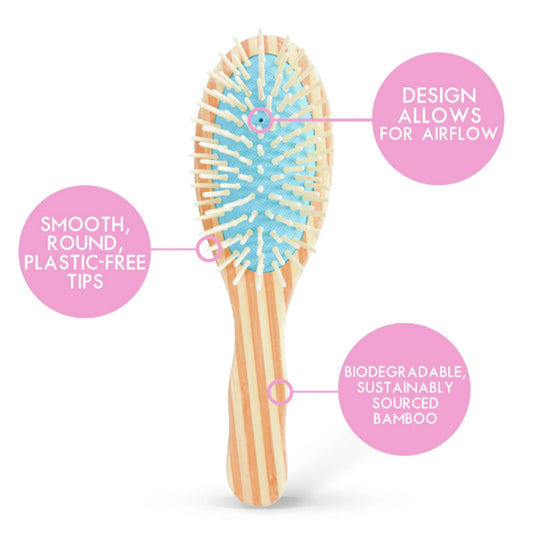 Gentle Detangling Bamboo Hair Brush